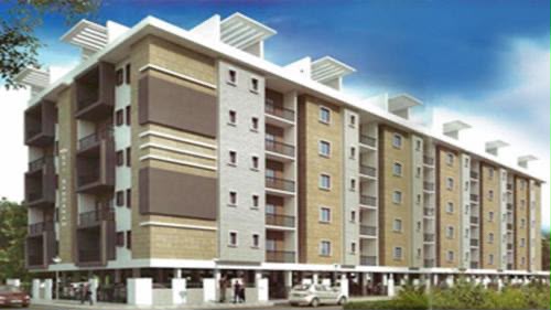 Premium residential apartment complex — architectural rendering